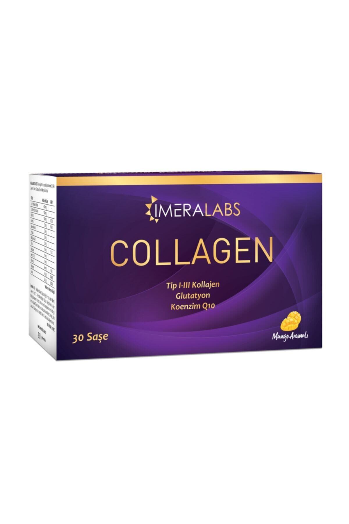 IMERALABS COLLAGEN Tipı-ııı Hidrolize Kollajen,koenzimq10,alfalipoikasit,biotin,glutatyon Içeren Takviye Edici Gıda