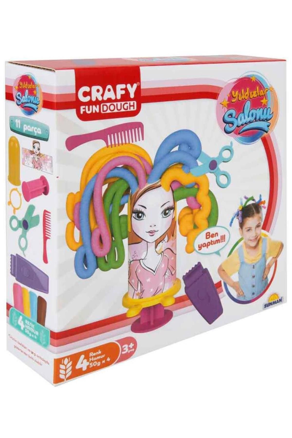 Sunman Marka: Crafy Yıldızlar Salonu Oyun Hamur Seti 200 Gr. 11 Parça Kategori: Oyun Hamurları
