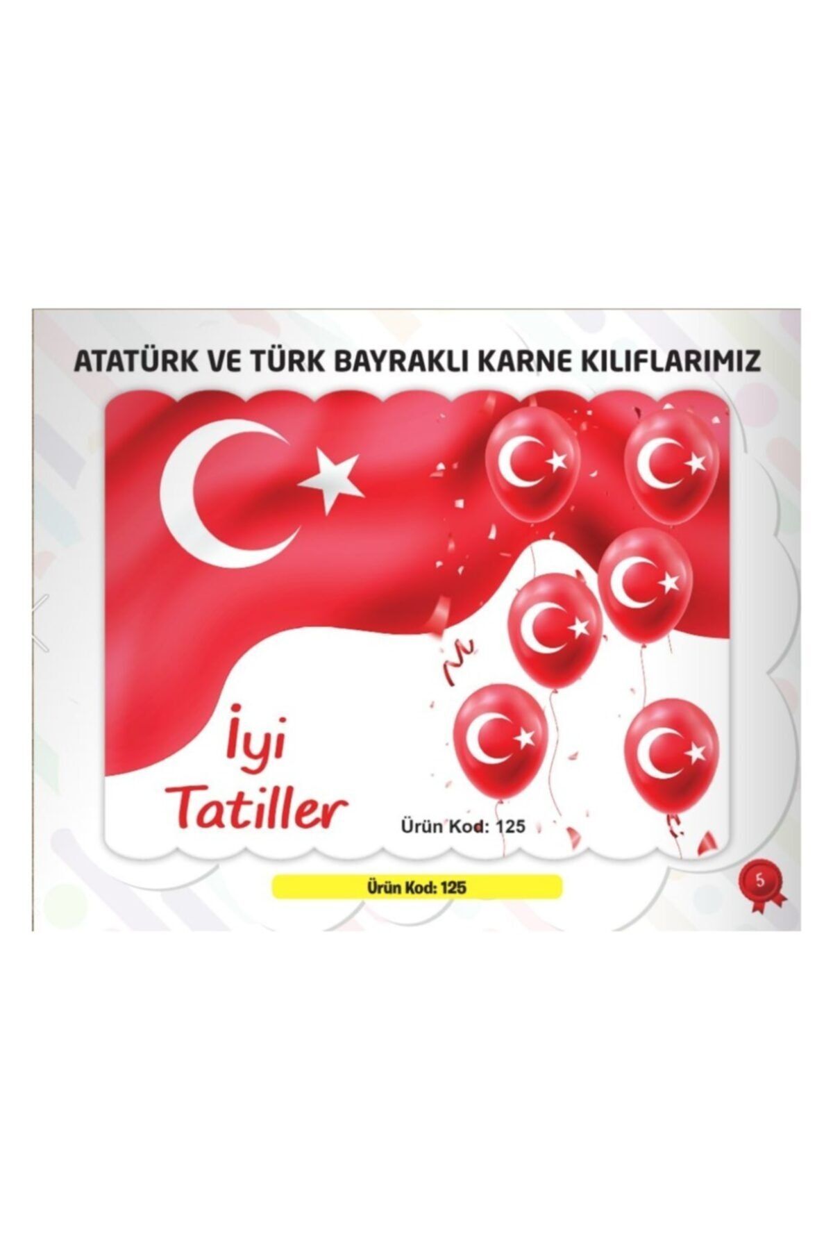 Ata Yayıncılık Karne Kabı Kılıfı Ürün Kodu:125 (10 Adet)