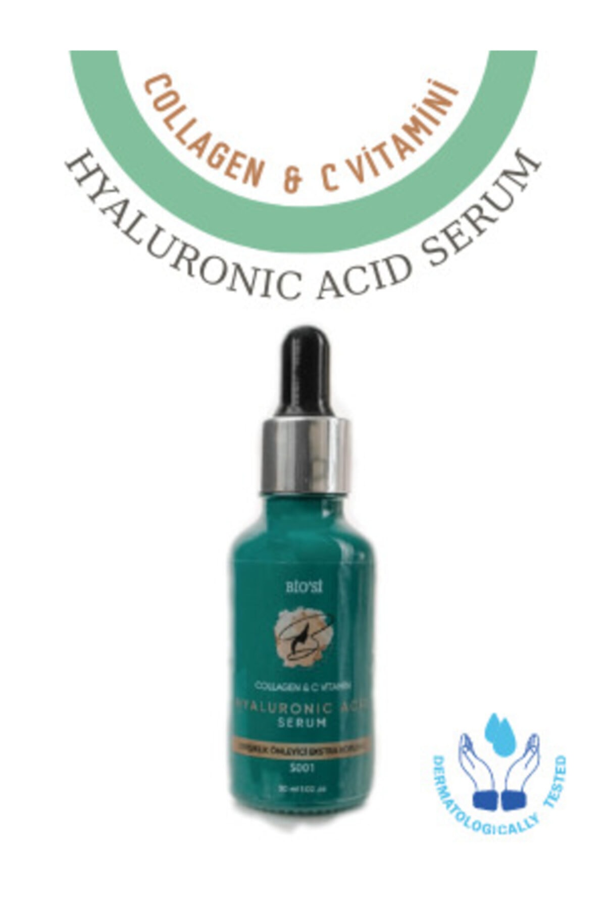 Bio'si Dermo Bio'si Collagen + C Vitminli Hyaluronic Acid Serum Kırışıklık Önleyici Ekstra Koruma 30 Ml