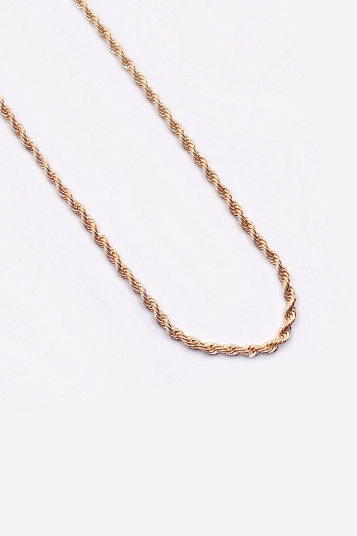 Esra Pamir Gold Rose Renk Vıp Çelik Kolye