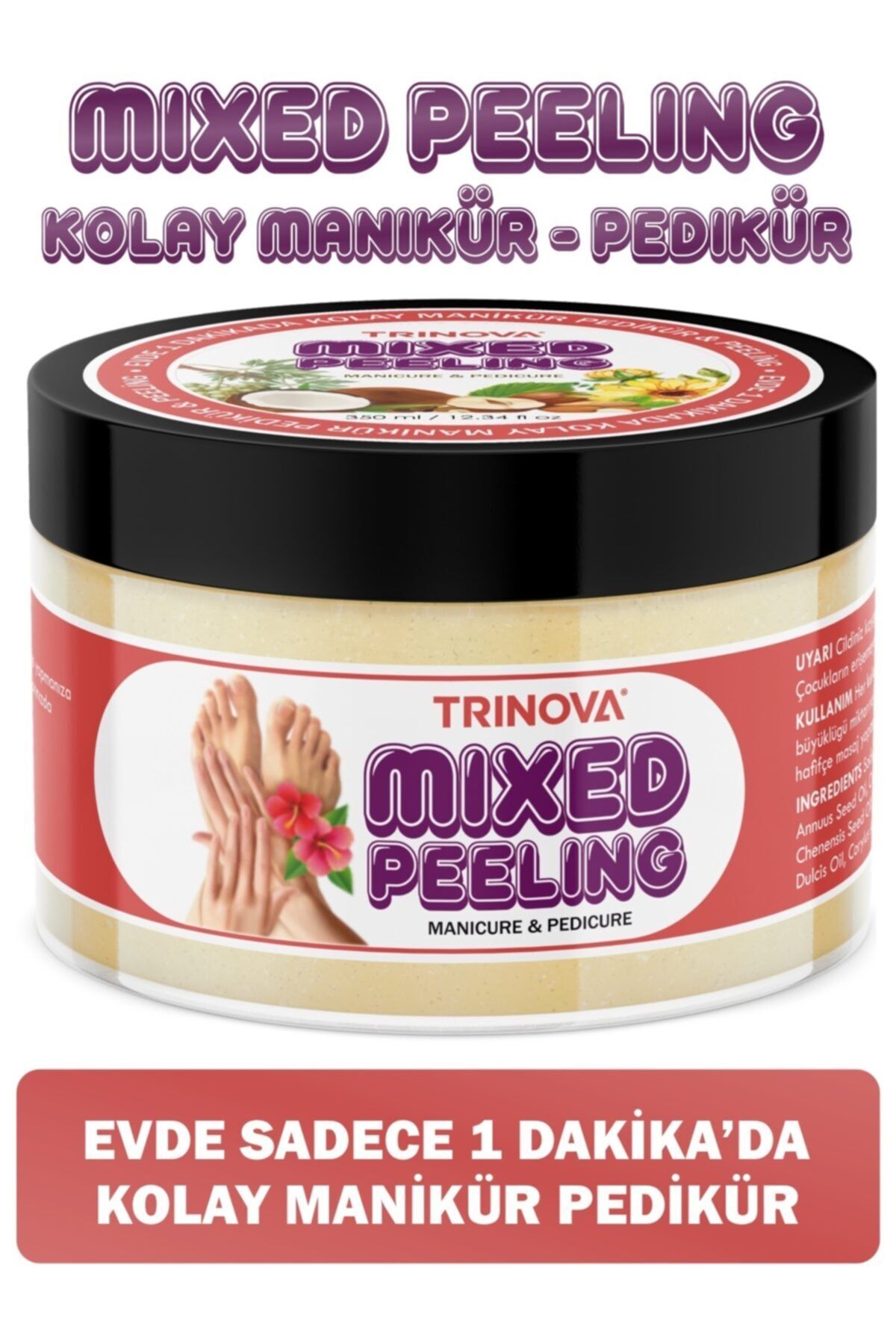 Trinova Kolay Manikür&Pedikür Peeling 350 ml