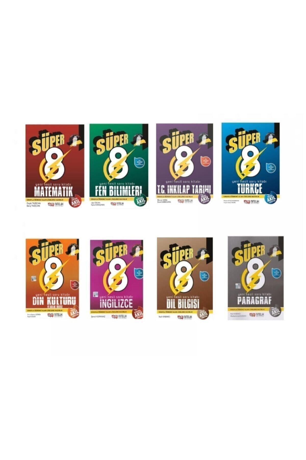 Nitelik Yayınları 8.sınıf Süper Yeni Nesil Soru Bankası Set 8 Kitap