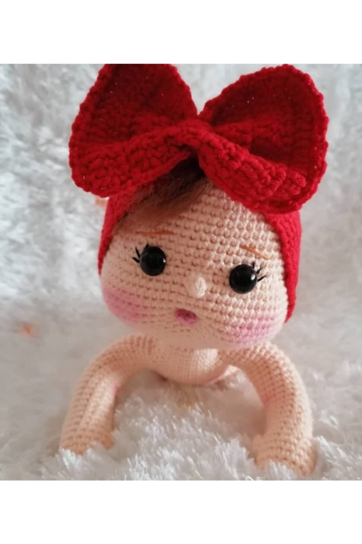 TOYSCİTY Bezli Bebek Organik Örgü Oyuncak