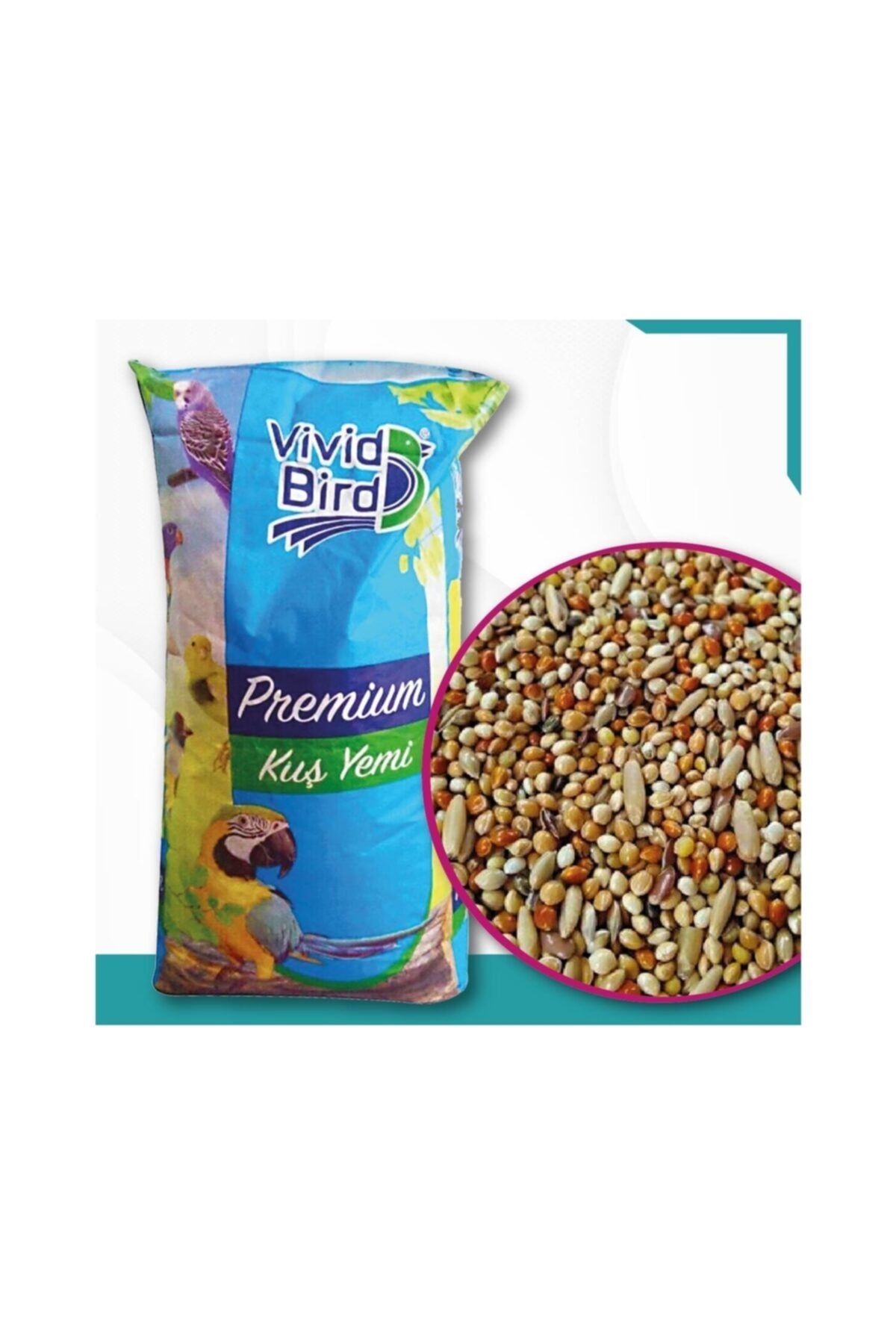 Vivid Bird Covey 67 Karışık Muhabbet Kuşu Yemi Özel Karışım 20 Kg