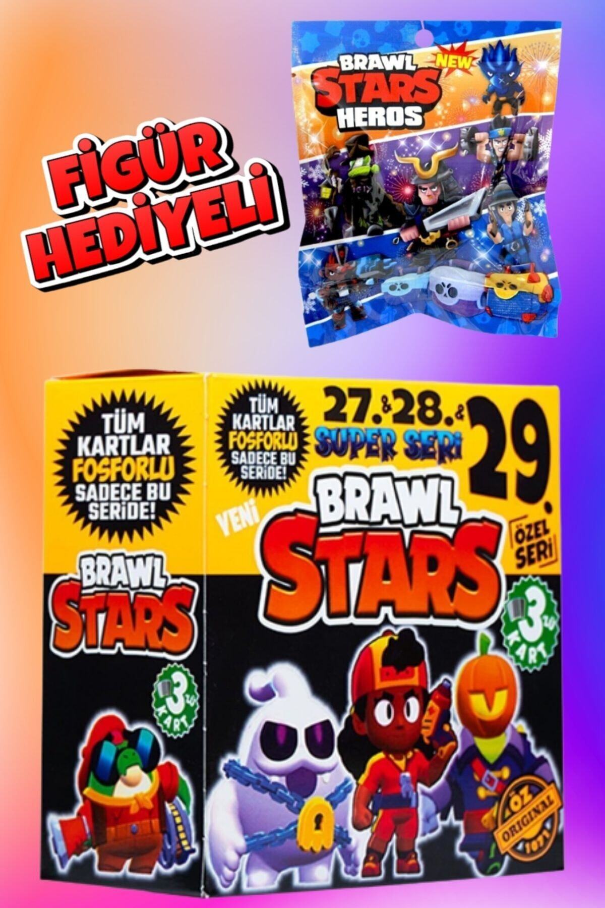 BRAWL STARS Oyun Kartları 27. 28. 29. Süper Seri Full Kutulu Oyun Kartı Figür Hediyeli