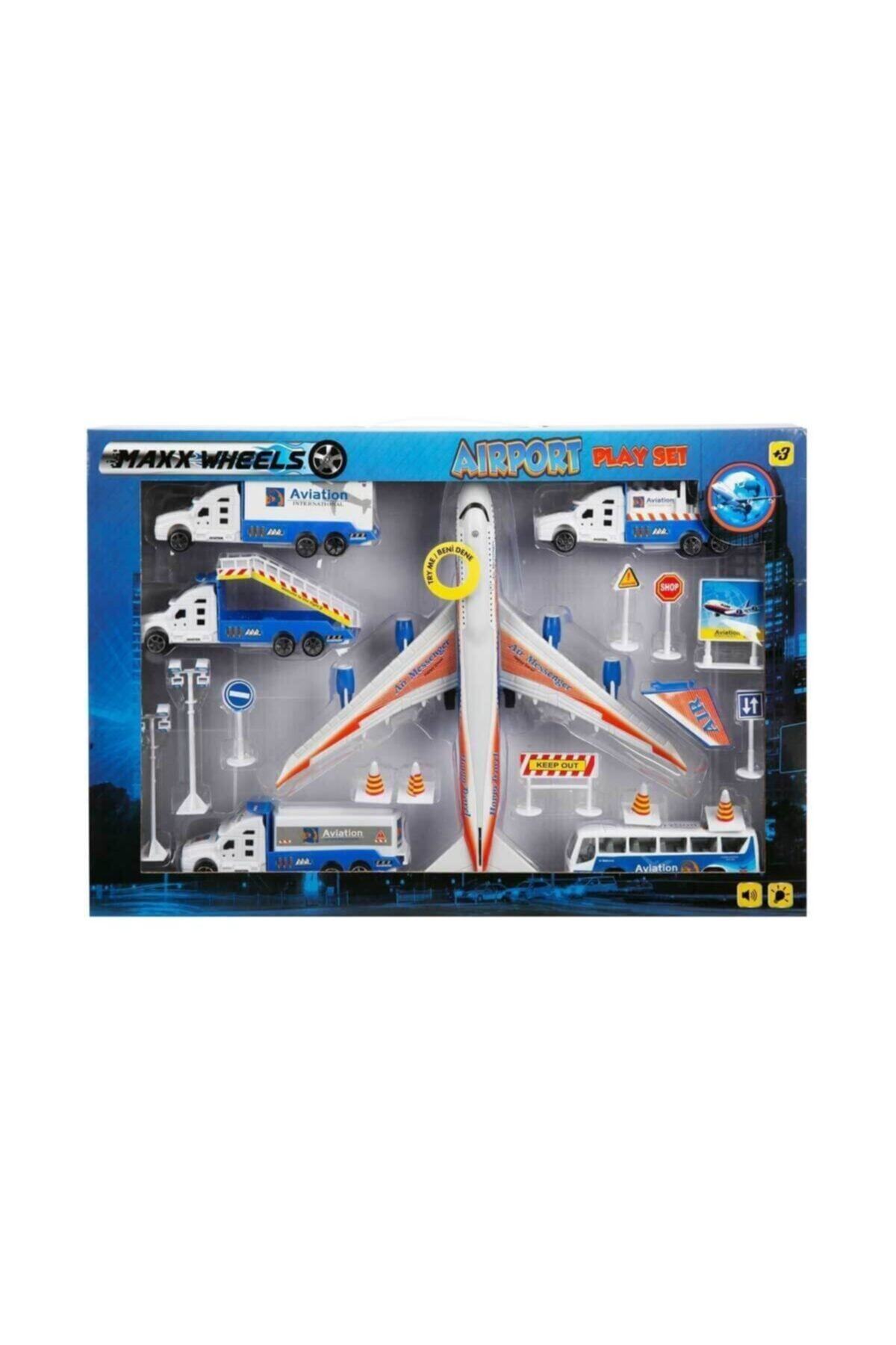 Sunman 12381 , Sesli Işıklı Havaalanı Büyük Oyun Seti