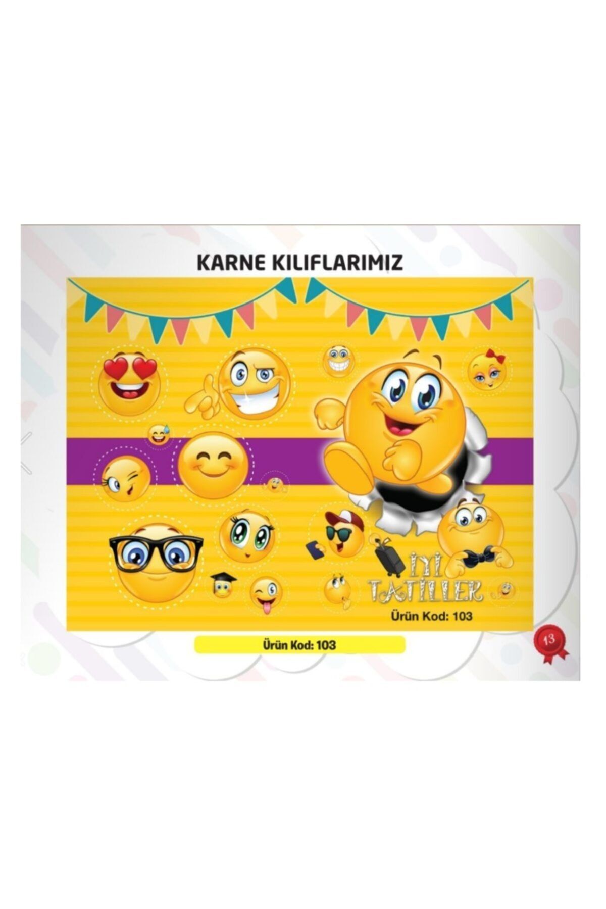 Ata Yayıncılık Karne Kabı Kılıfı Ürün Kodu:103 (10 Adet)
