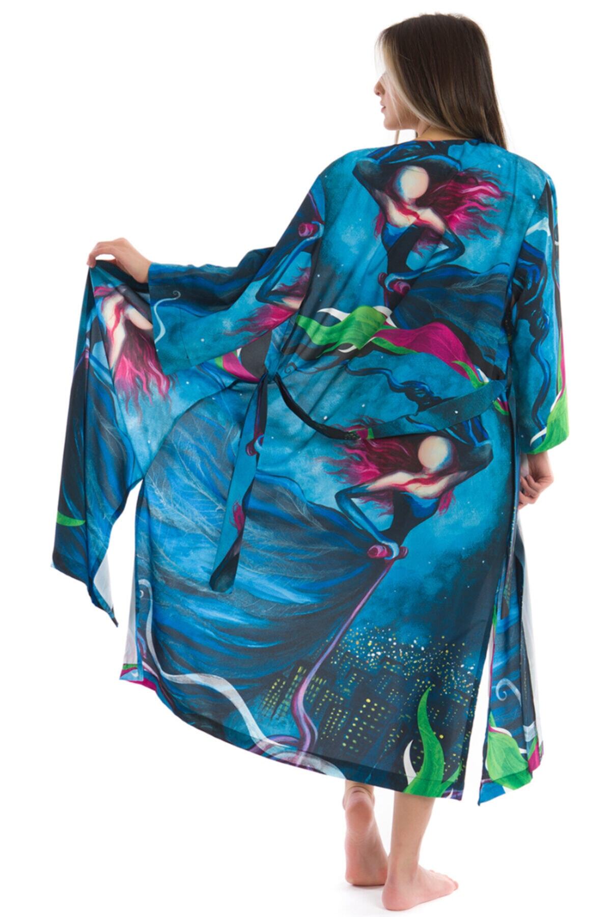 Yeşim Livaoğlu Uzun Kimono Cadı