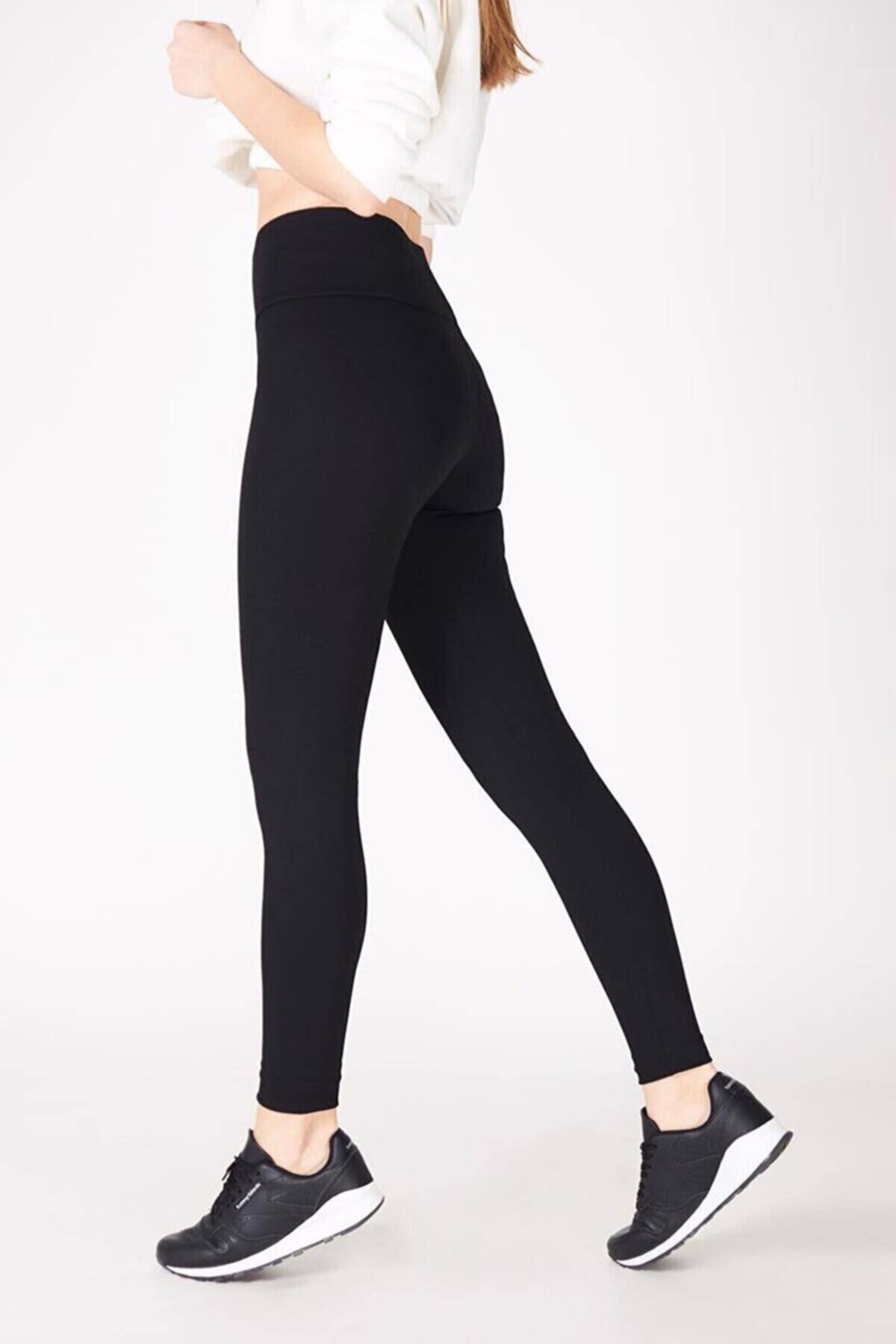 APRE Siyah Yüksek Bel Toparlayıcı Tayt