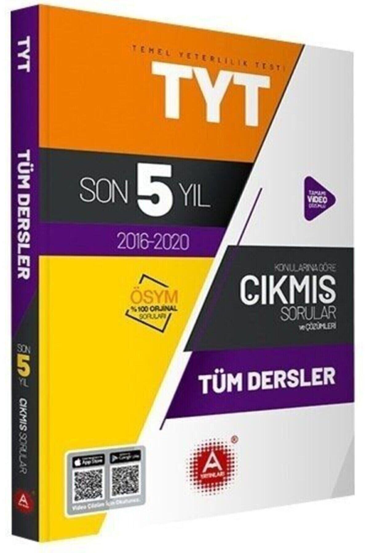 A Yayınları Tyt Tüm Dersler Son 5 Yıl Konularına Göre Çıkmış Sorular