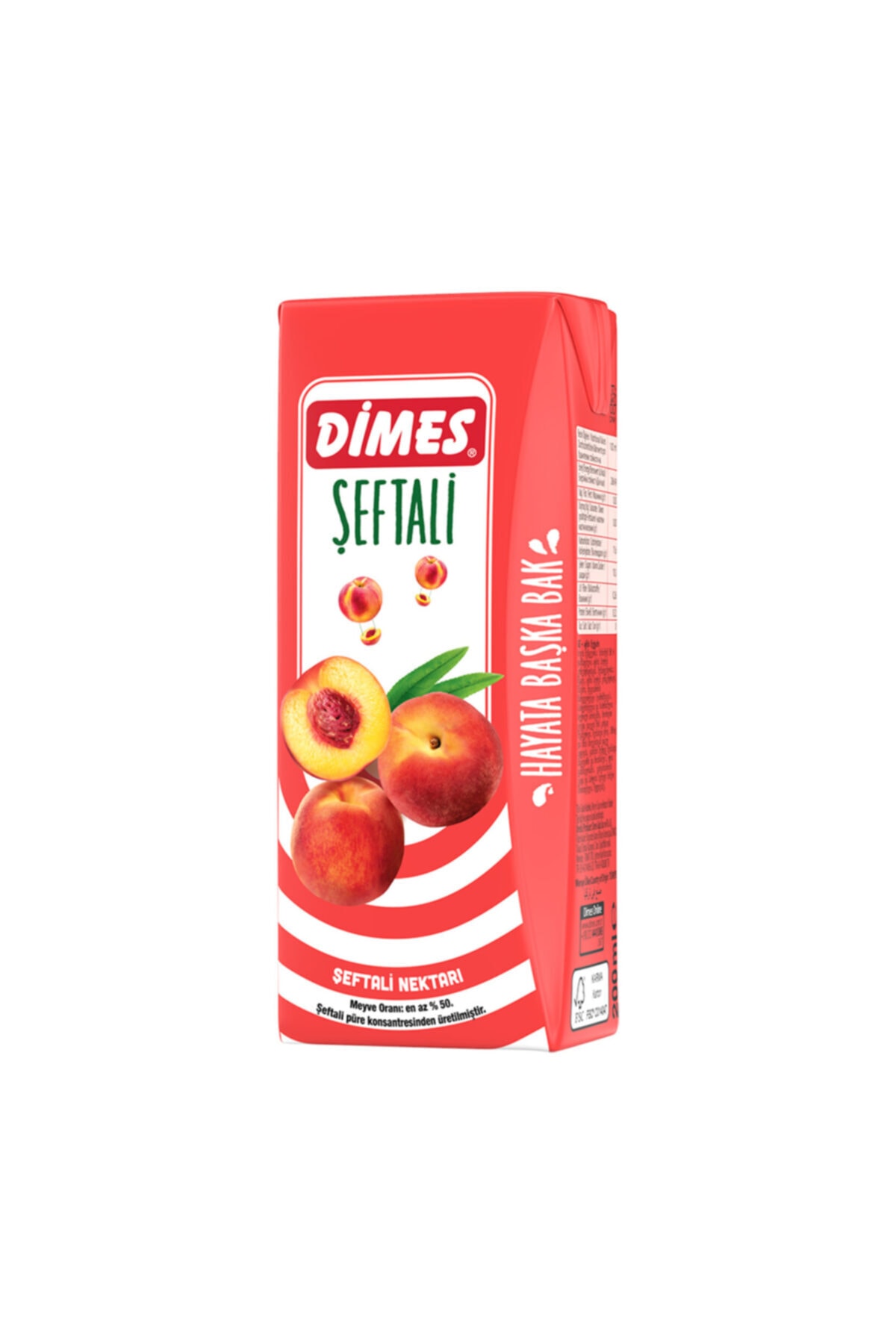 thepassioniz Dimes Meyve Suyu 200ml Şeftali X 27 Adet
