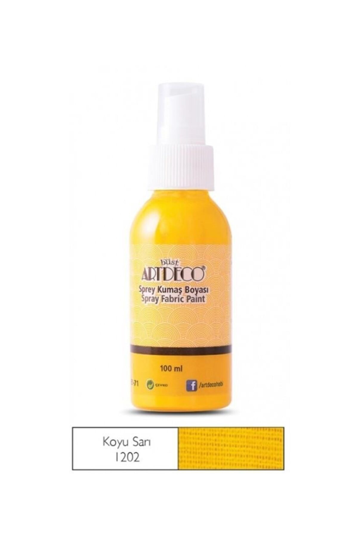 Artdeco Sprey Kumaş Boyası 100 ml Sarı