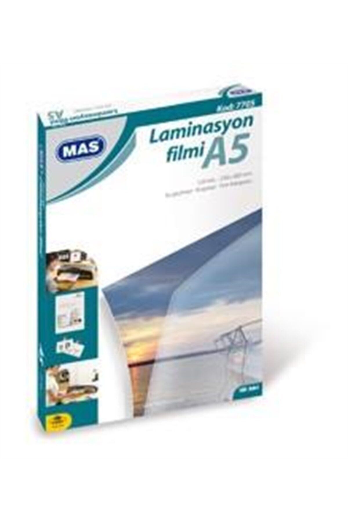 Mas Laminasyon Filmi A5 216x155 125 Mic. 100 Lü Paket 7705**özel**