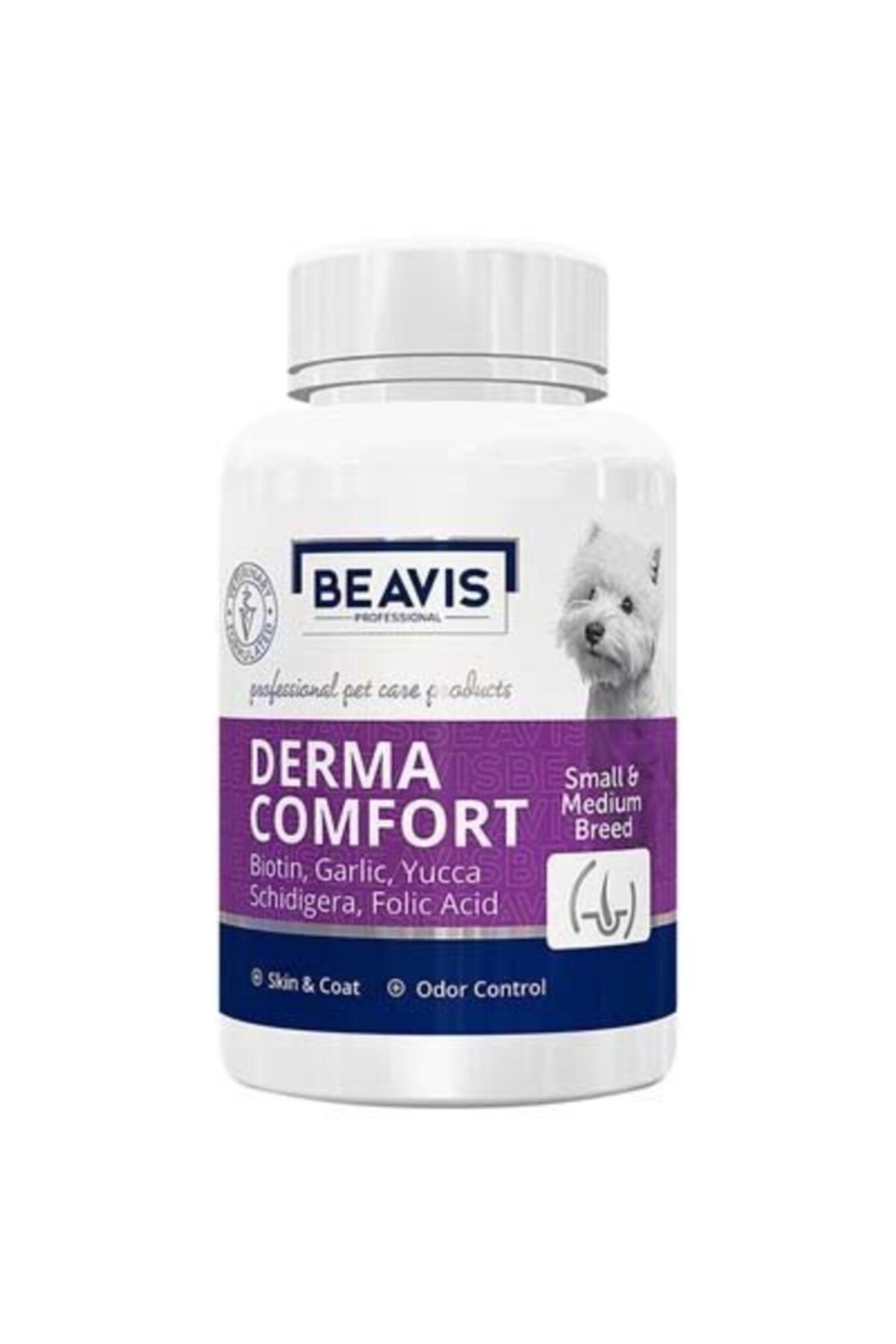 BEAVIS Küçük Ve Orta Irk Köpekler Için Biotin Ve Probiyotik Katkılı Sarımsaklı Bira Mayası Destekli