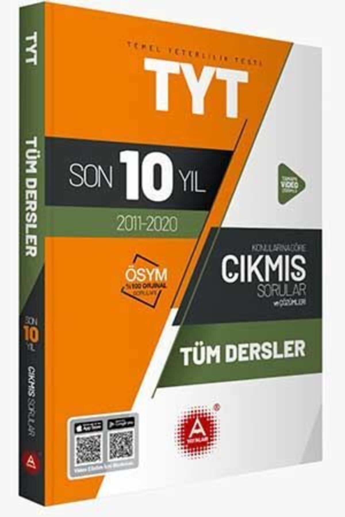 A Yayınları Tyt Tüm Dersler Son 10 Yıl Konularına Göre Çıkmış Sorular
