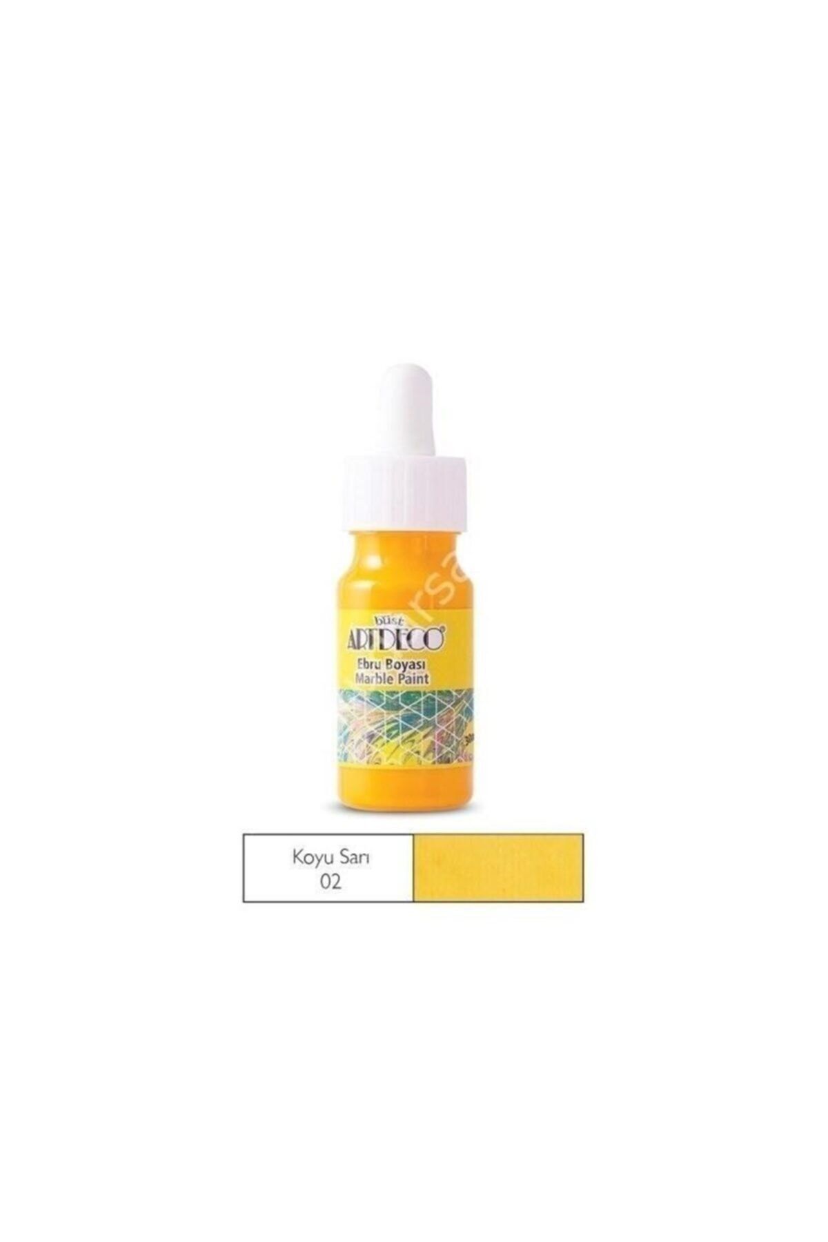 Artdeco Ebru Boyası 30 Ml Koyu Sarı 02