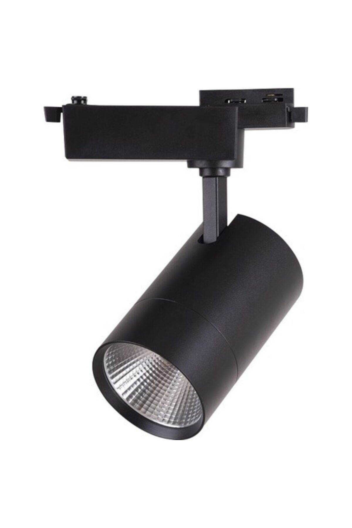 CFR Led Siyah Kasa Beyaz Işık 4 Adet 30w Raylı Spot 1metre Beyaz Ray