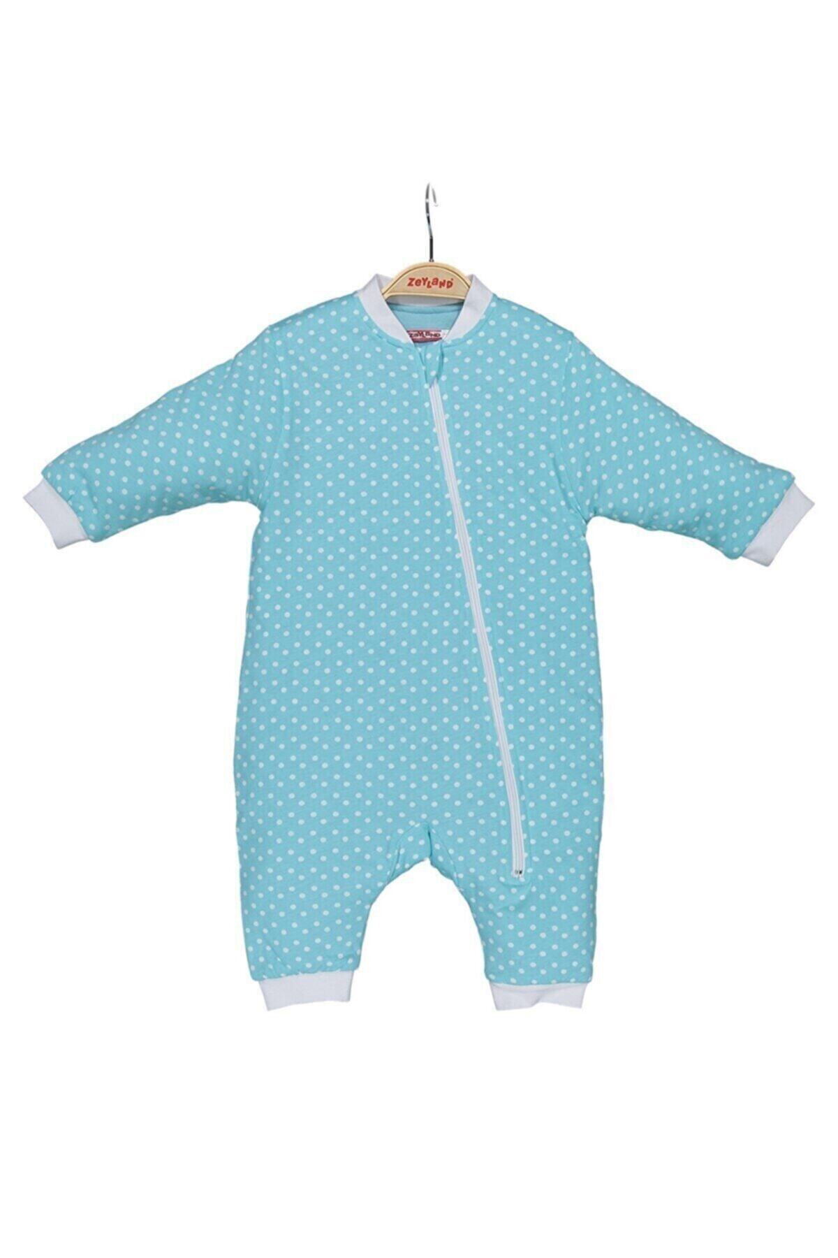 Zeyland Unisex Çocuk Desenli Elyaf Dolgulu Uyku Tulumu (1-7yaş) 212z1tjm48_turkuaz
