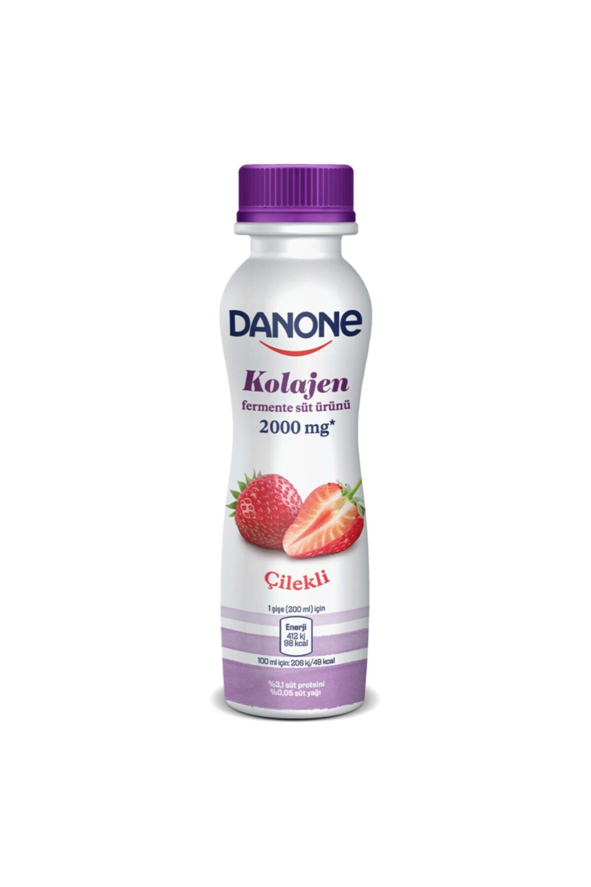 Danone Kolajenli Fermente Çilekli Içecek 200 ml 4 Adet