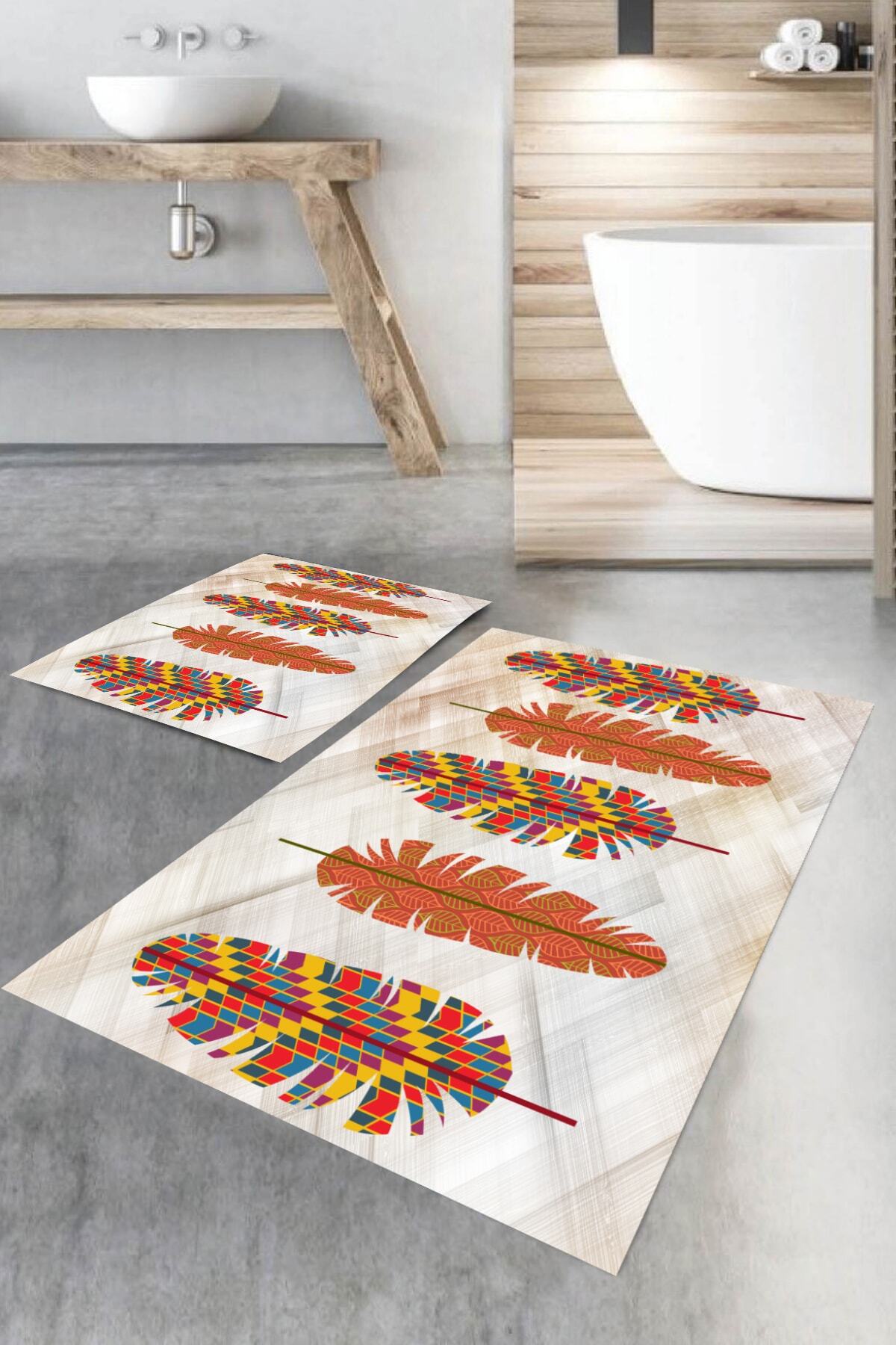 BiRKiLiM Banyo Paspas Klozet Takımı 2'li Dot-tk-hs-340