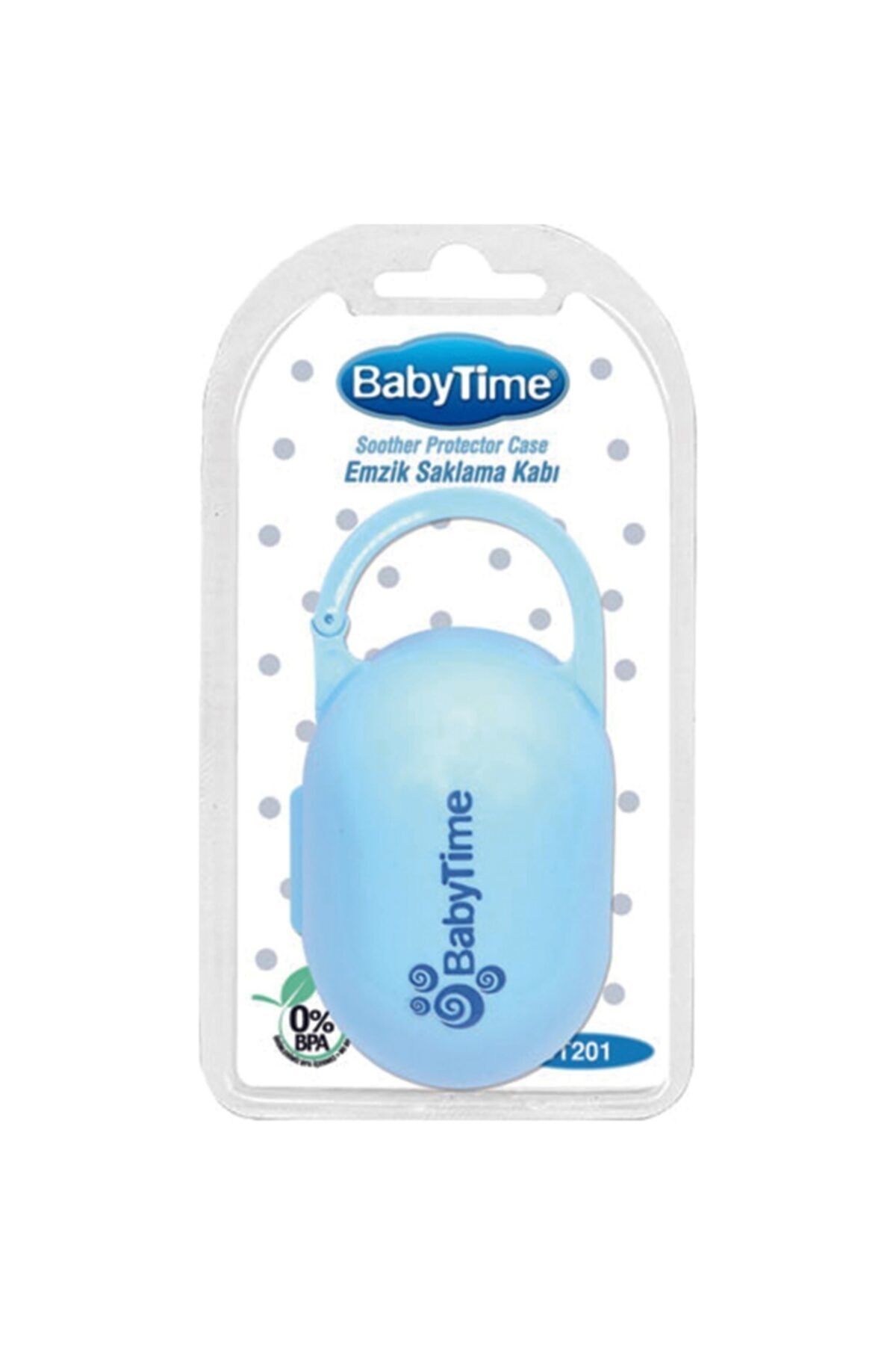 Babytime Baby Time Emzik Saklama Kabı Mavi