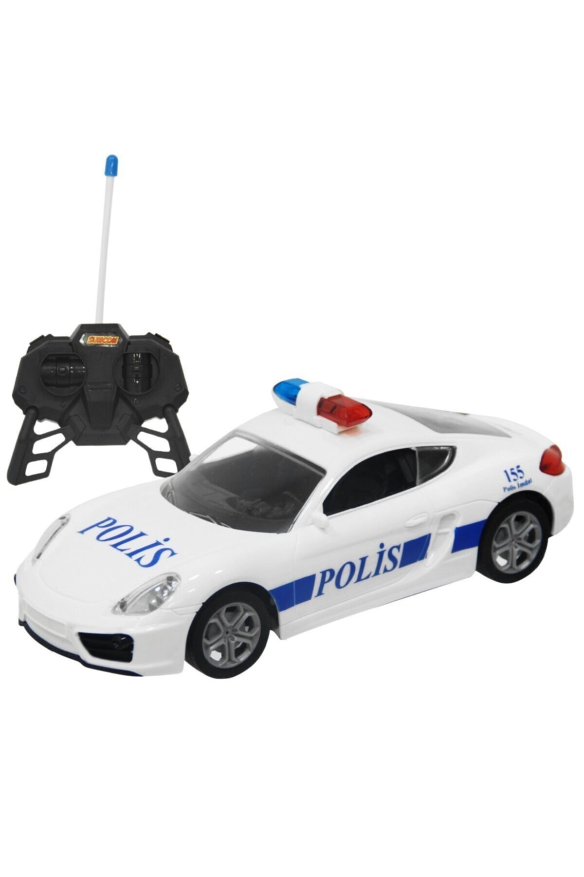 TOPROCKSTORE Uzaktan Kumandalı Şarjlı Full Fonksiyon Polis Arabası