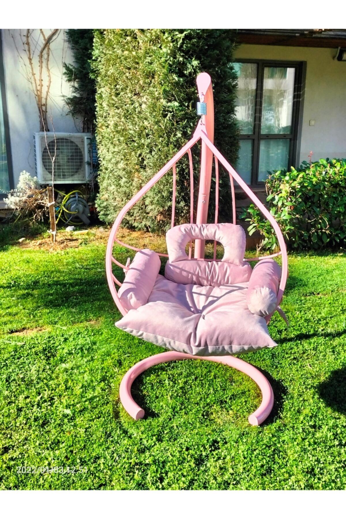 Yoko Home Damlacık Çocuk Bahçe Balkon Damla Salıncağı Pembe
