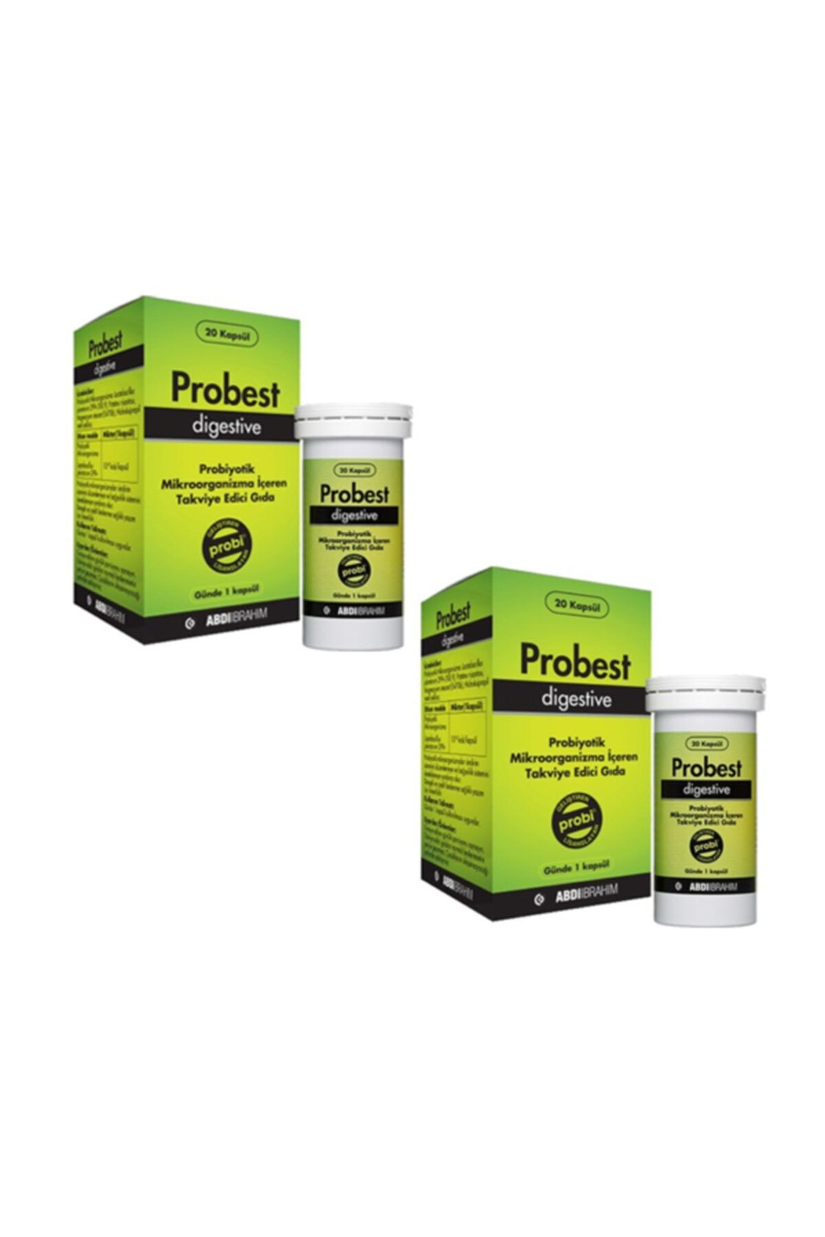 Probest Dıgestıve Probıyotık 20 Kapsul--2 Kutu