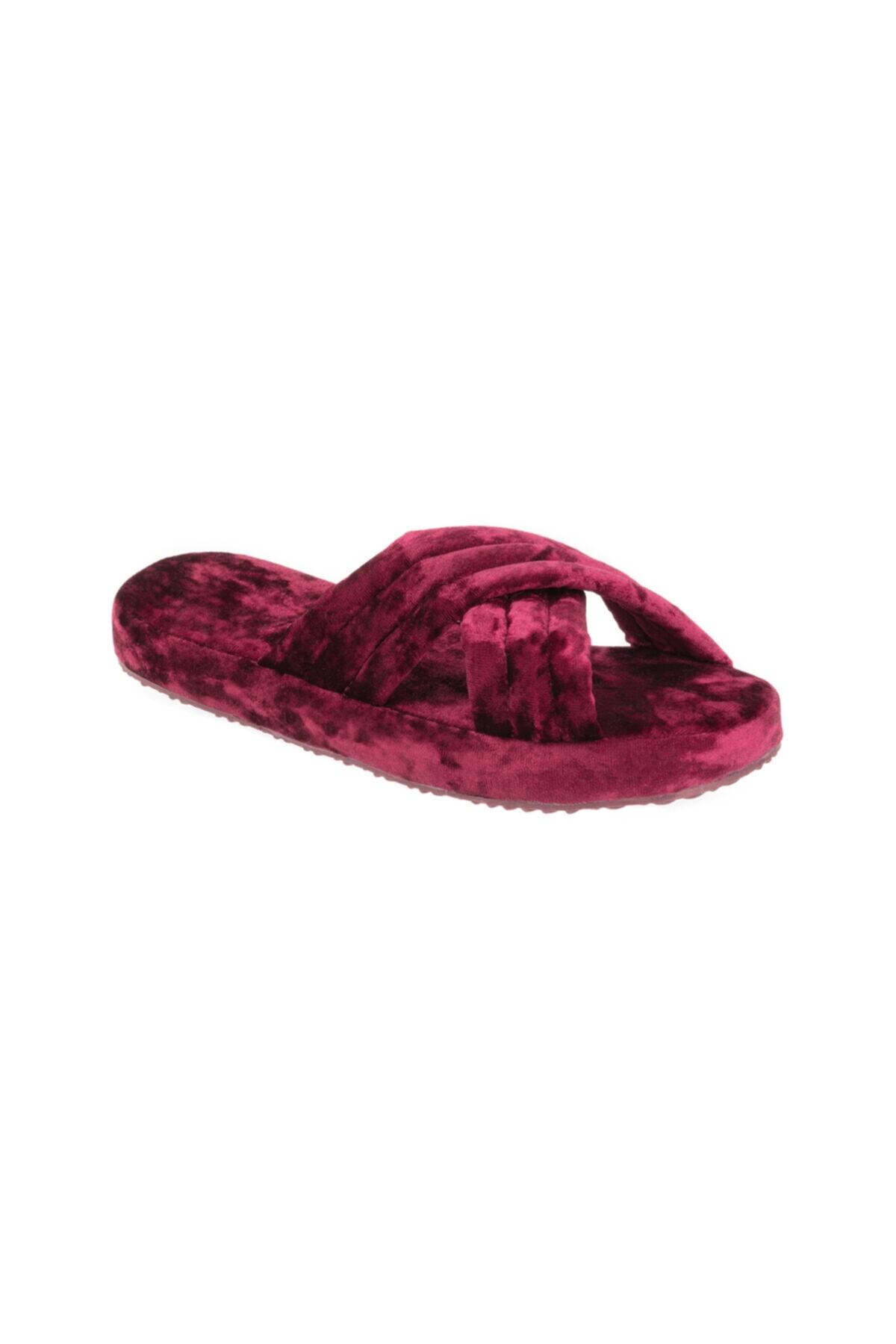 Madame Coco Fete Kadın Terlik - Bordo