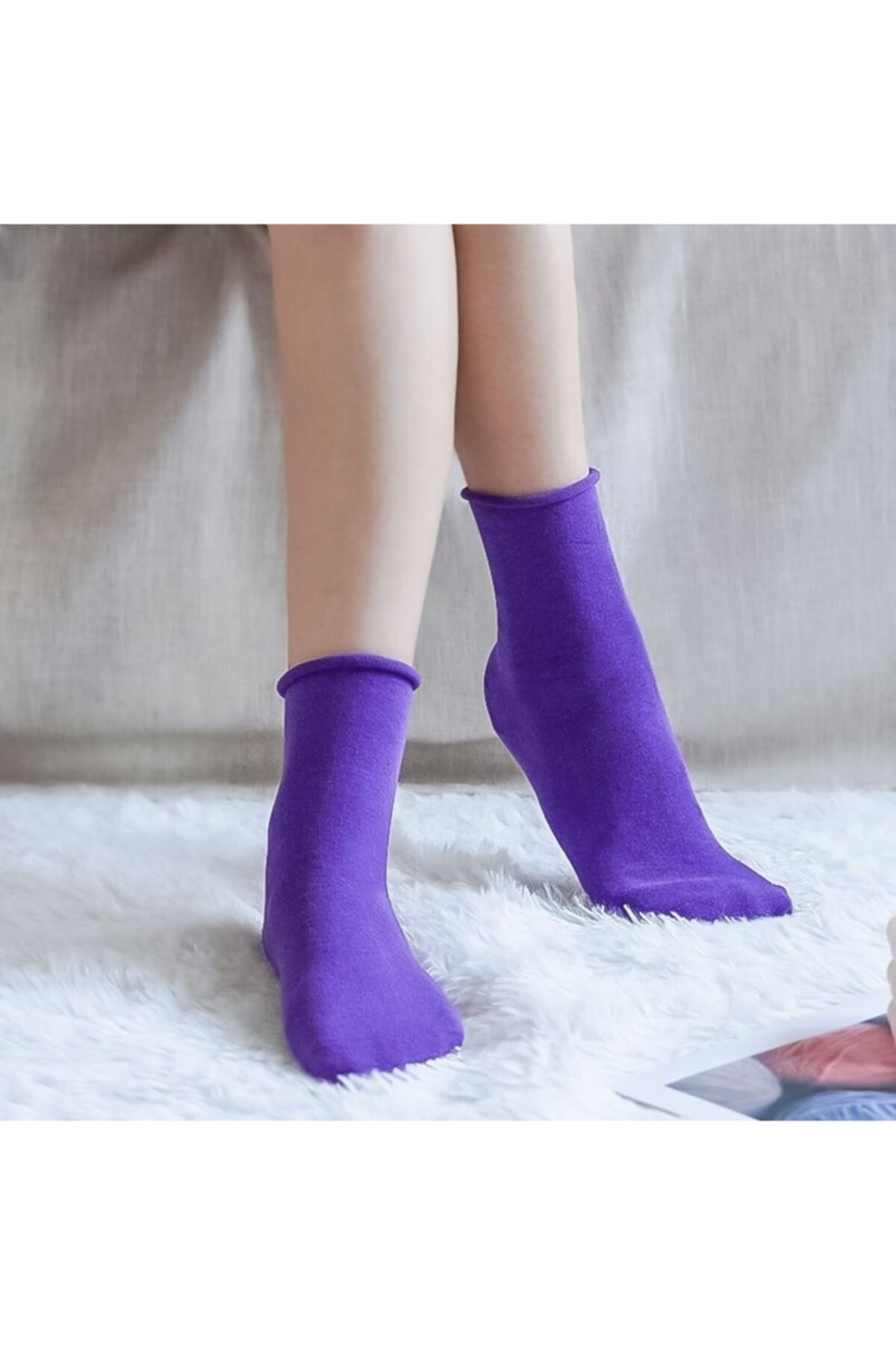 BGK Tekli Lastiksiz Kadın Çorap (extra Soft) %90 Pamuklu