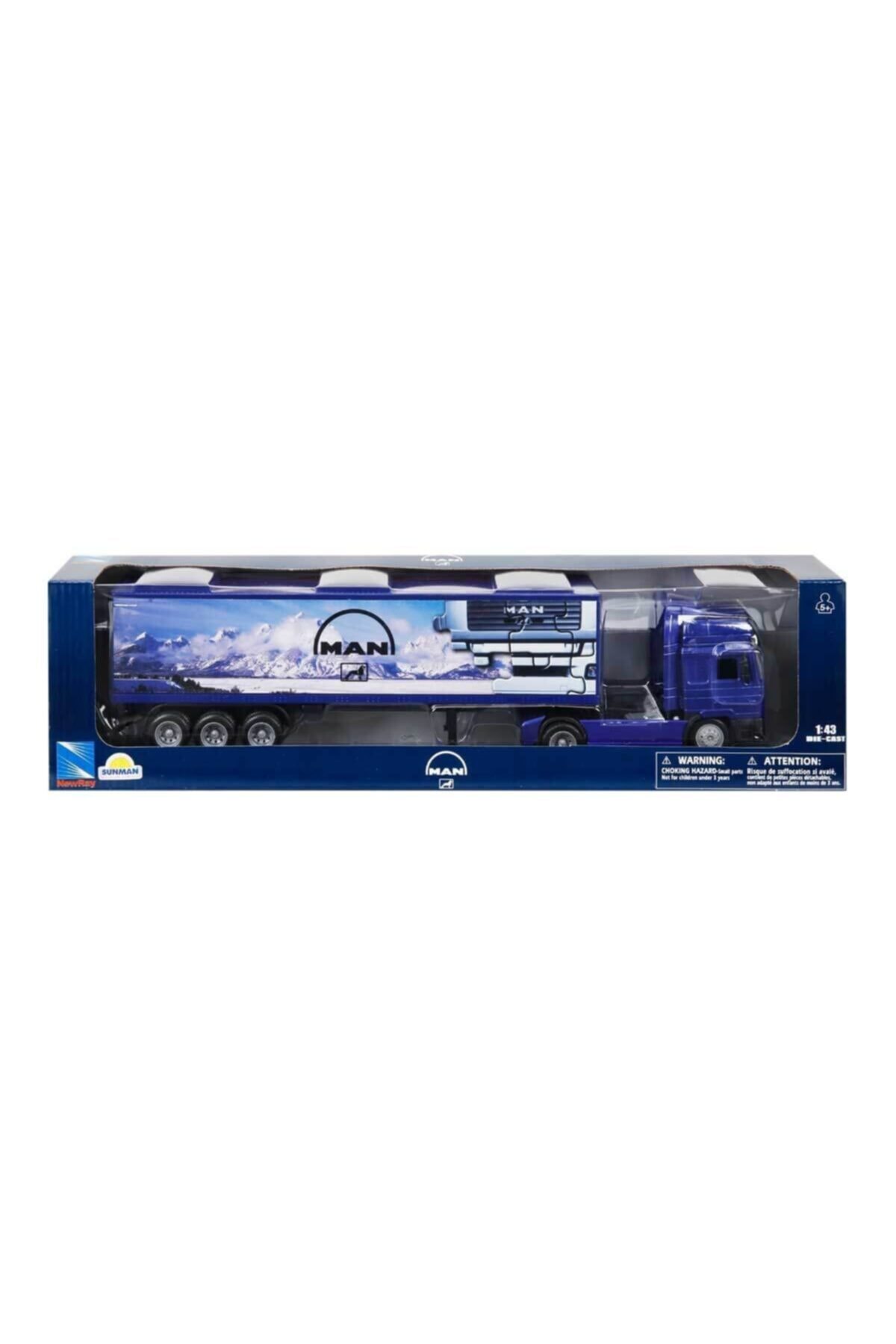 Simba 15263 1:43 Long Haul Man Taşıyıcı Tır