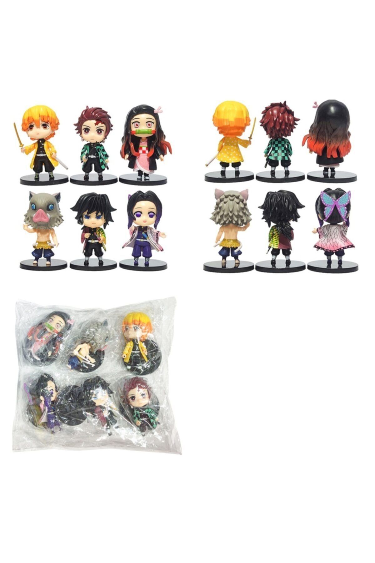 Tecimevi Mini Demon Slayer Figürler 6'lı Set