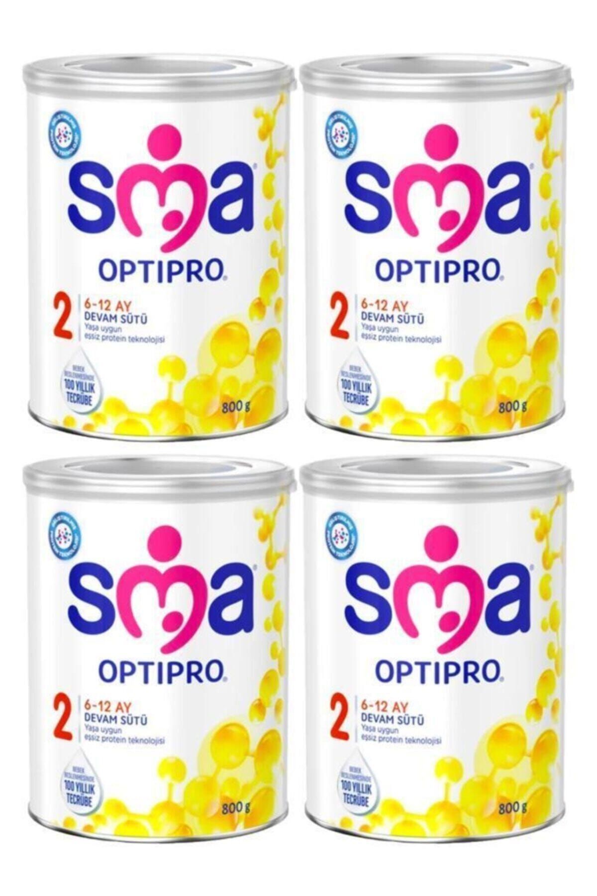 SMA Optipro Devam Sütü 2 No 800 Gr X 4