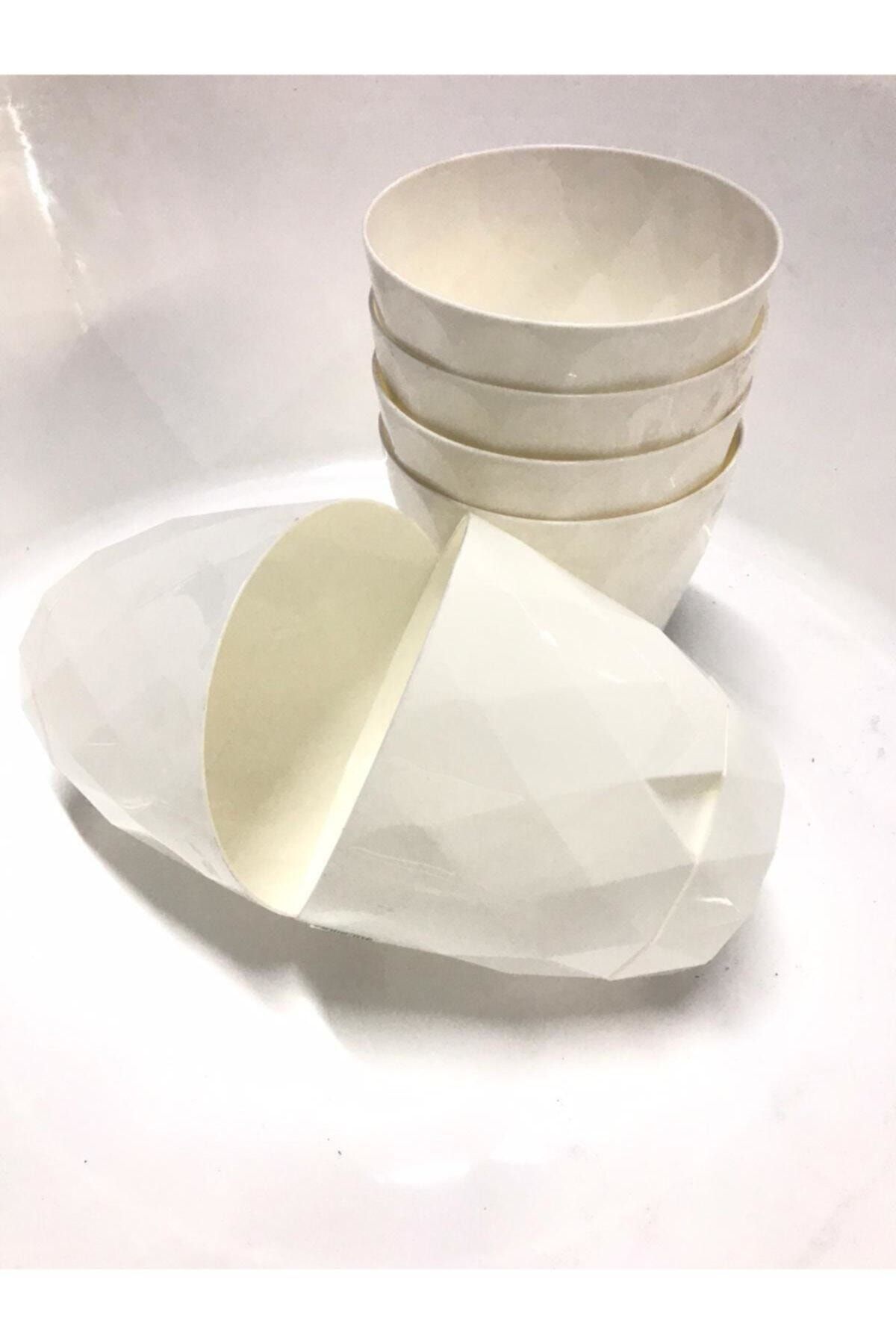 Karasu plastık 6 Adet Yakamoz Saksı 3 No Çiçek Saksısı - Prizma Saksı - 2.40 L