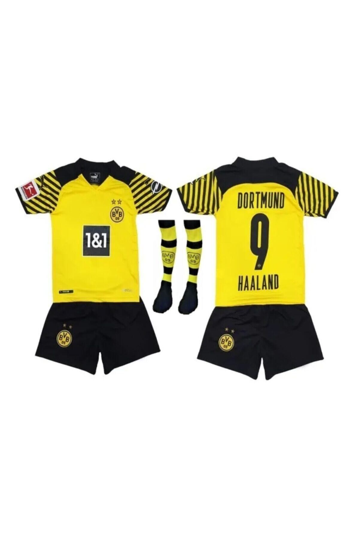 HNsport Dortmund Futbol Forması Şort Çorap Haland