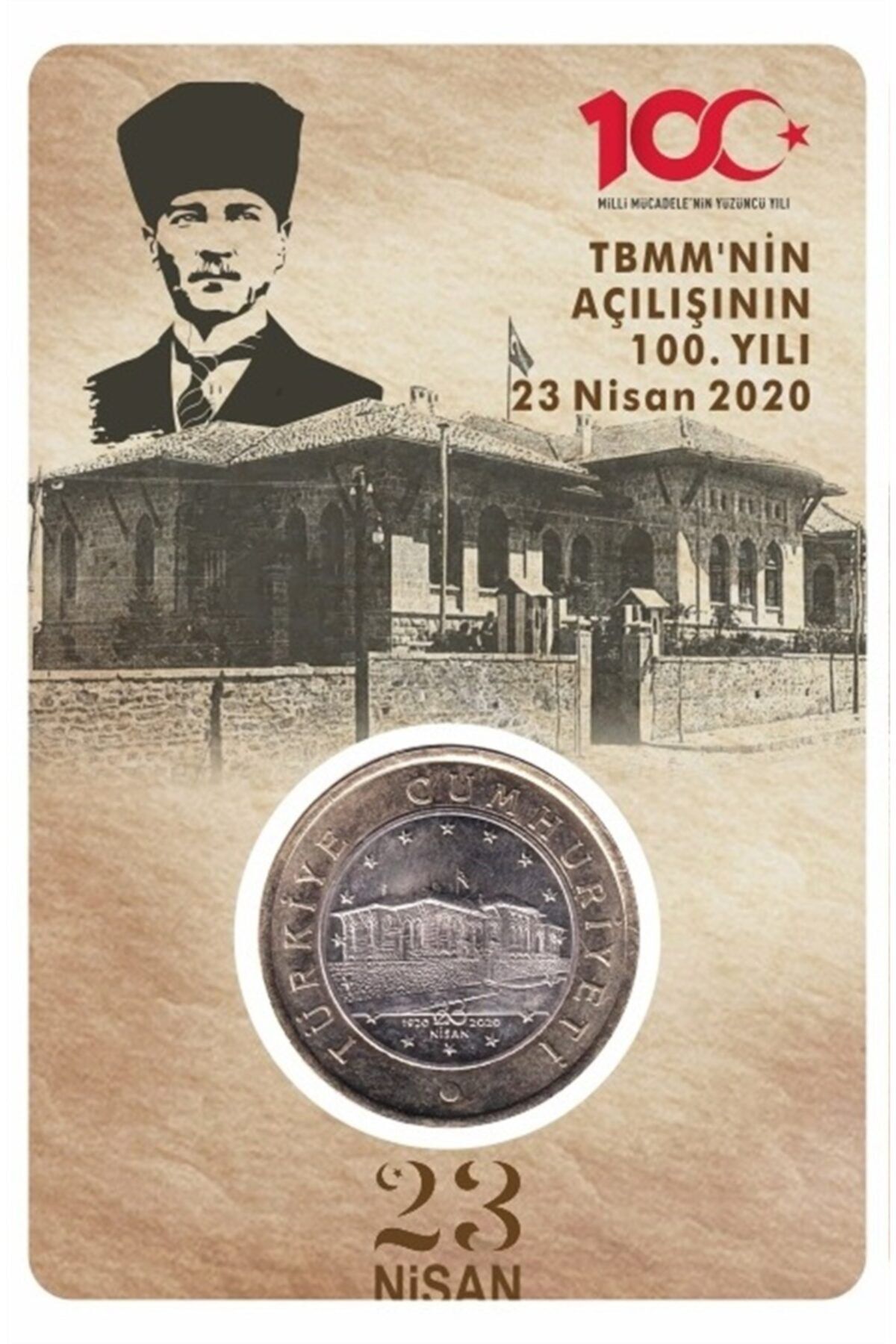 Benim Koleksiyonum Tbmm'nin Açılışının 100. Yıl (tedavül) Hatıra Parası