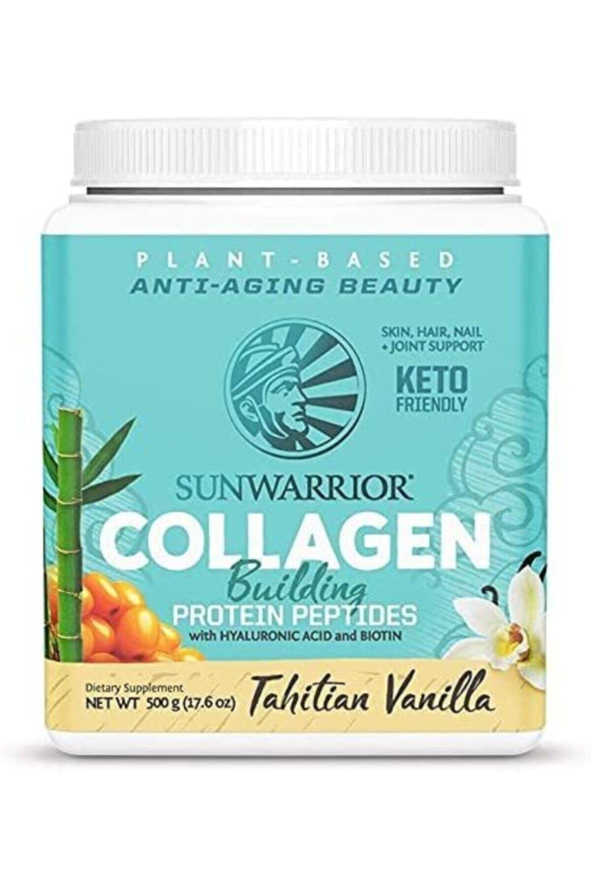 Sunwarrior Vegan Collagen Building Protein Peptides With Hyaluronic Acid & Biotin Vanilla