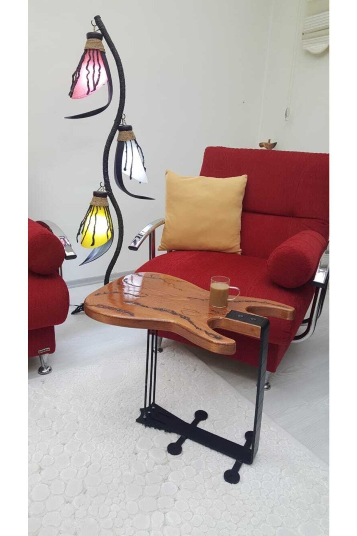 zxzdigitall Gitar Tasarım Rustik Sehpa