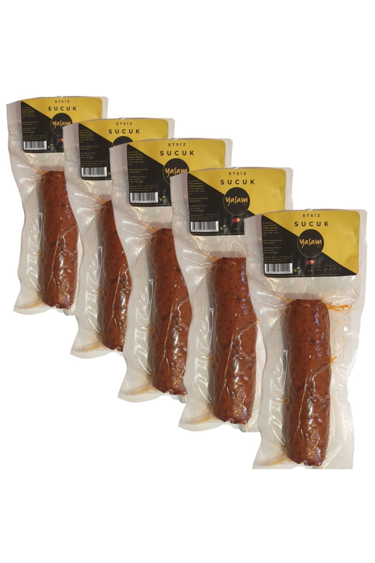 Yaşam Foods Vegan Sucuk 5 Adet