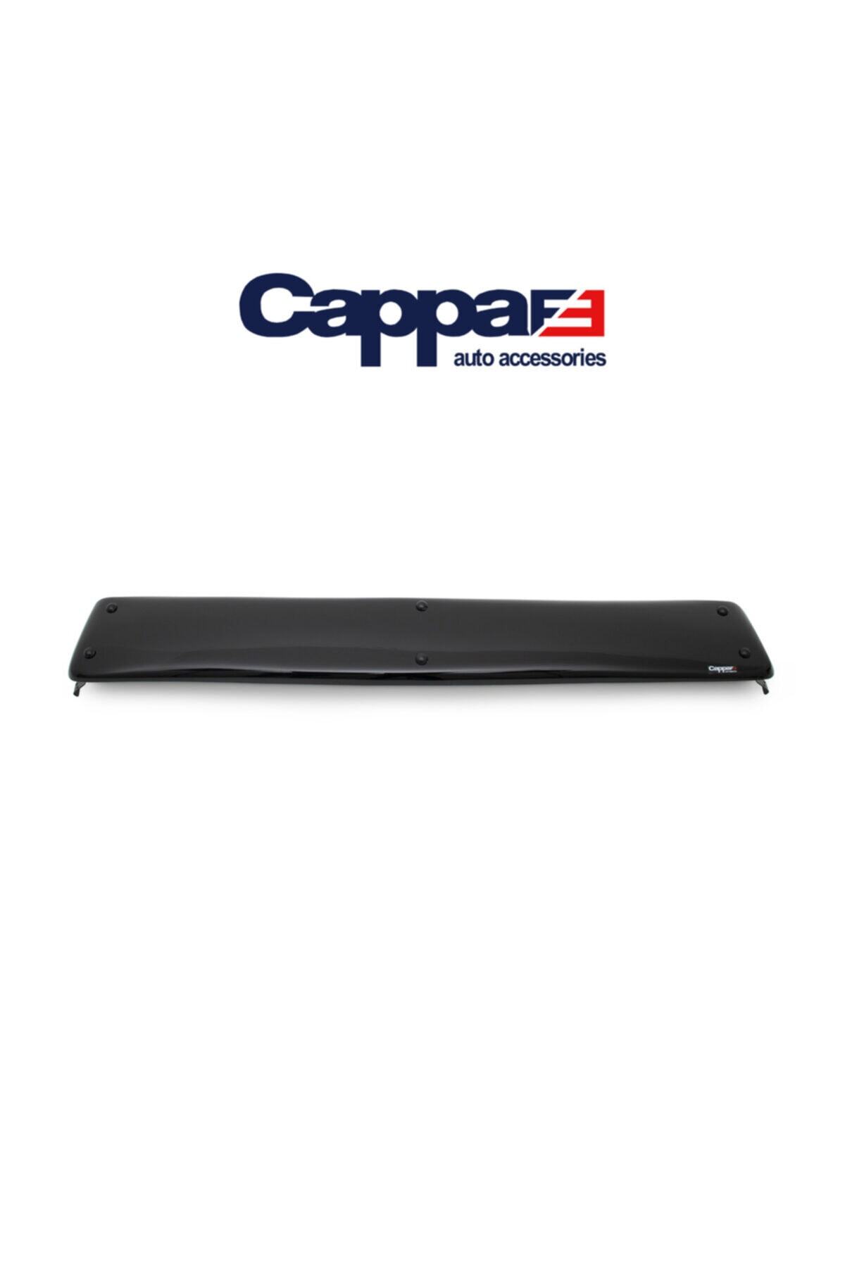 Cappafe Citroen Jumpy Ön Cam Güneşlik Siperlik Vizör Şapka Terek Akrilik (ABS) Piano Black 1994-2006