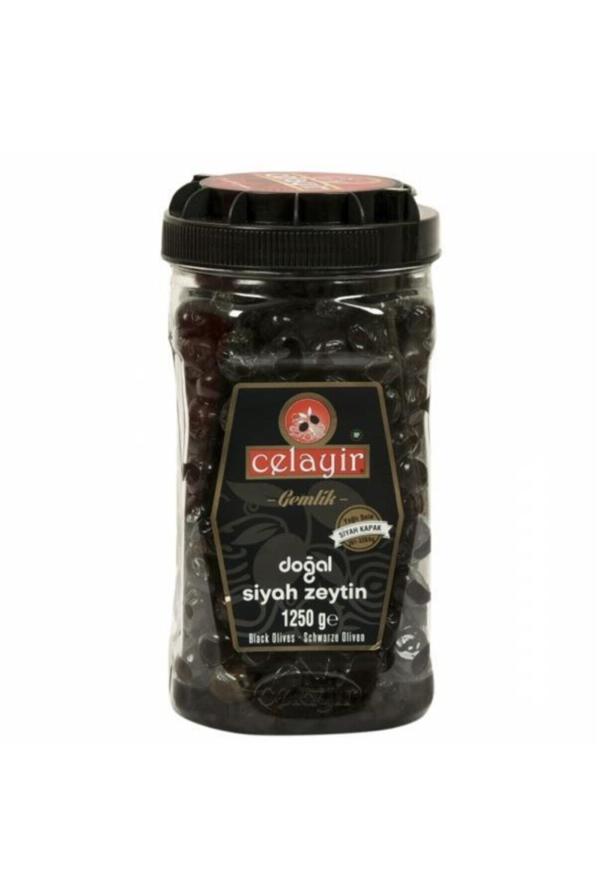 Celayir Zeytin Doğal Gemlik Yağlı Siyah Zeytin(iri Boy)1250 Gr