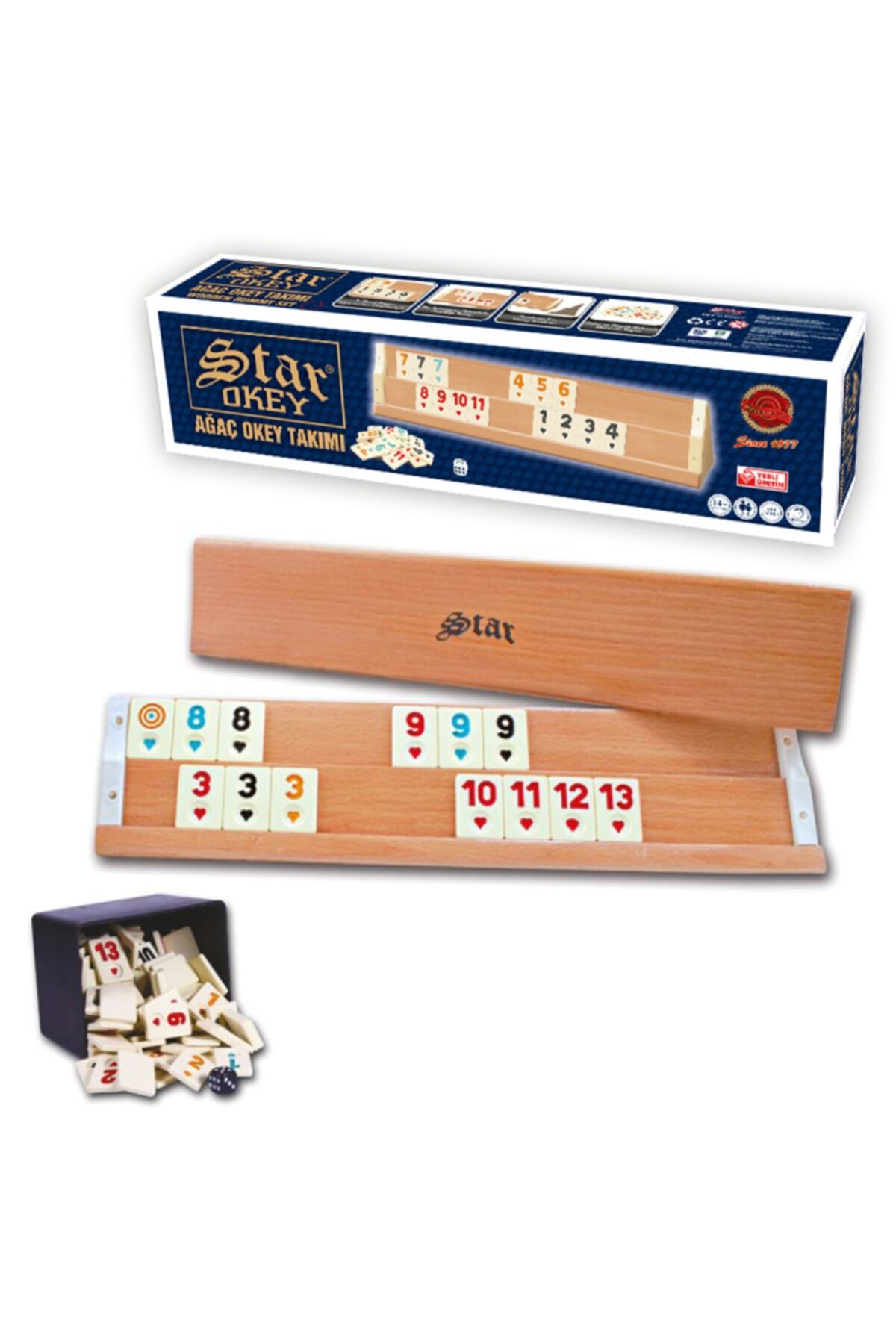 Star Oyun Star Ağaç Okey Takımı