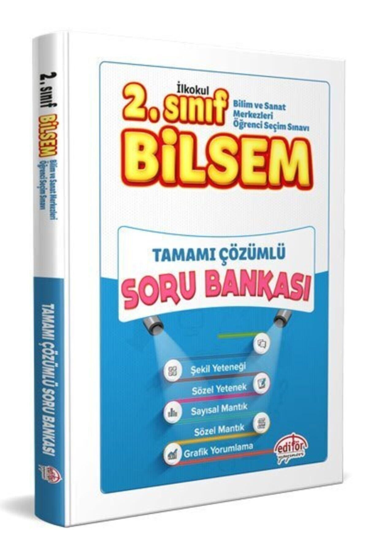 Editör Yayınları 2. Sınıf Bilsem Tamamı Çözümlü Soru Bankası