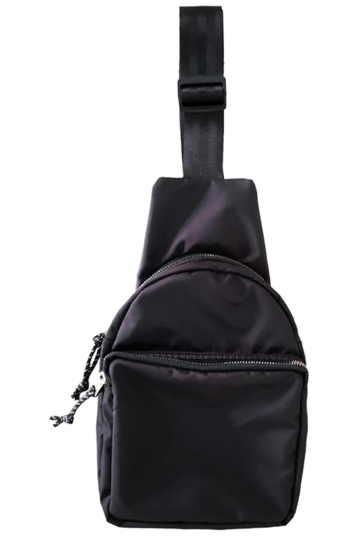 eklips Siyah Çapraz Askılı Unisex Çanta