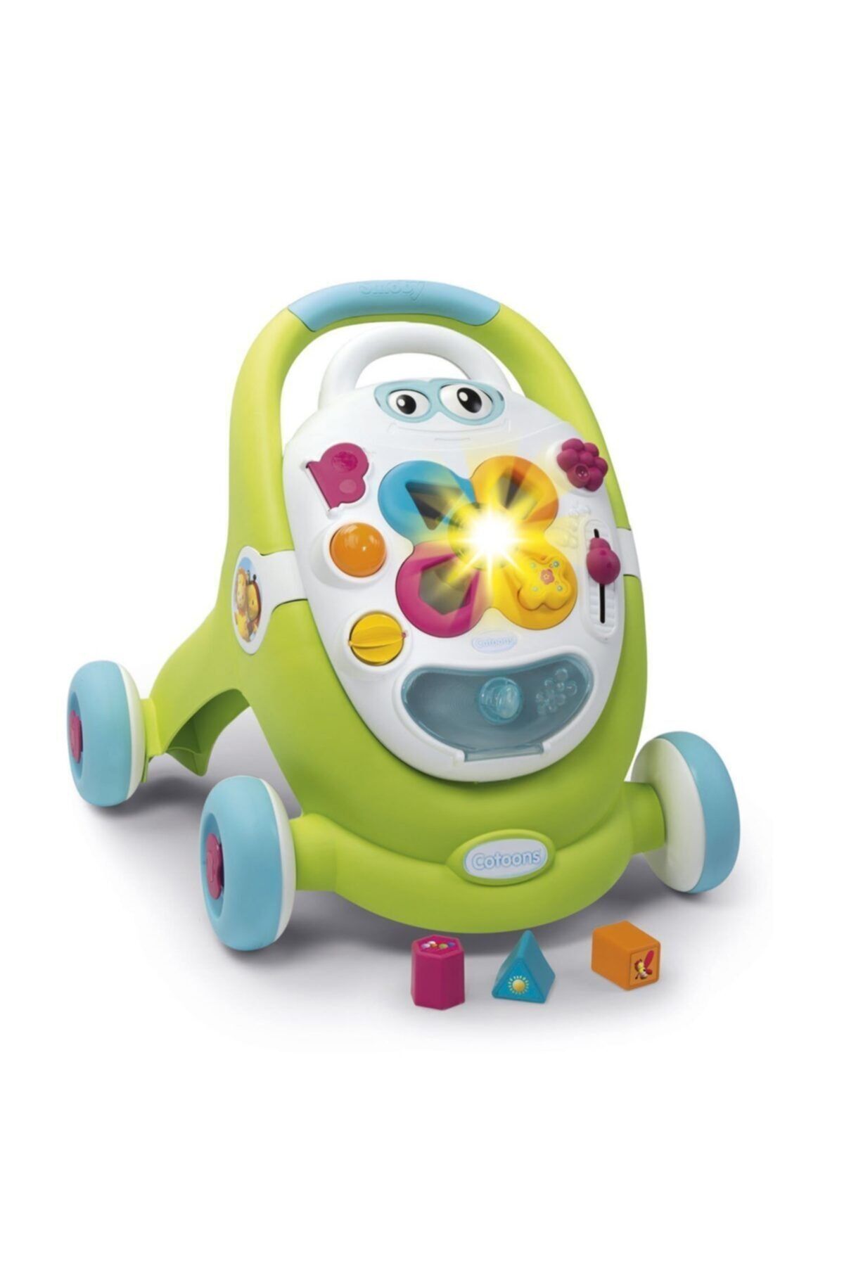 SIMBASMOBY 7600110428 Smoby, Cotoons Trott Cotoons - Cotoon 2si1arada Yürüteç / 1-4 Yaş
