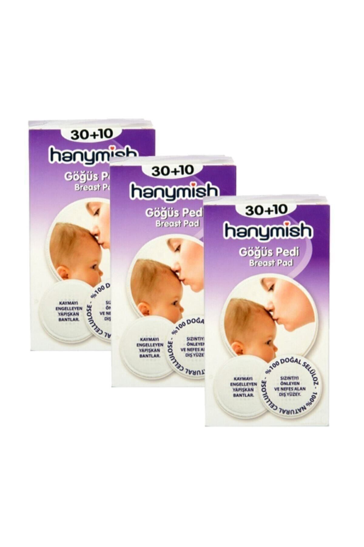 Hanymish Göğüs Pedi 30+10 Adet (40'lı) X 3 Kutu