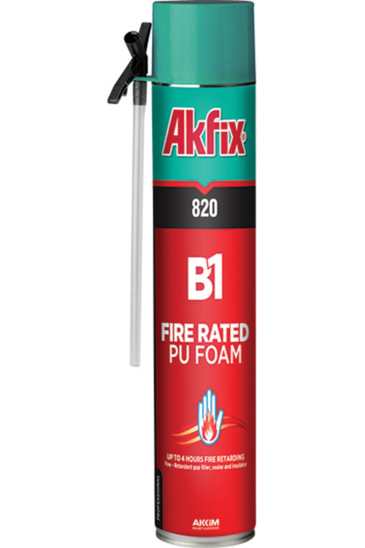 Akfix 820 Yangına Dayanıklı B1 Pu Köpük 850 ml  1000 gr