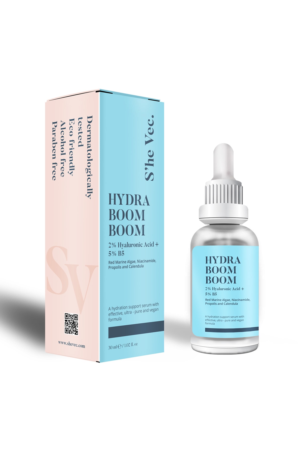 SHE VEC 2% Hyaluronic Acid + 5% B5 (nemlendirici Bakım Serumu)