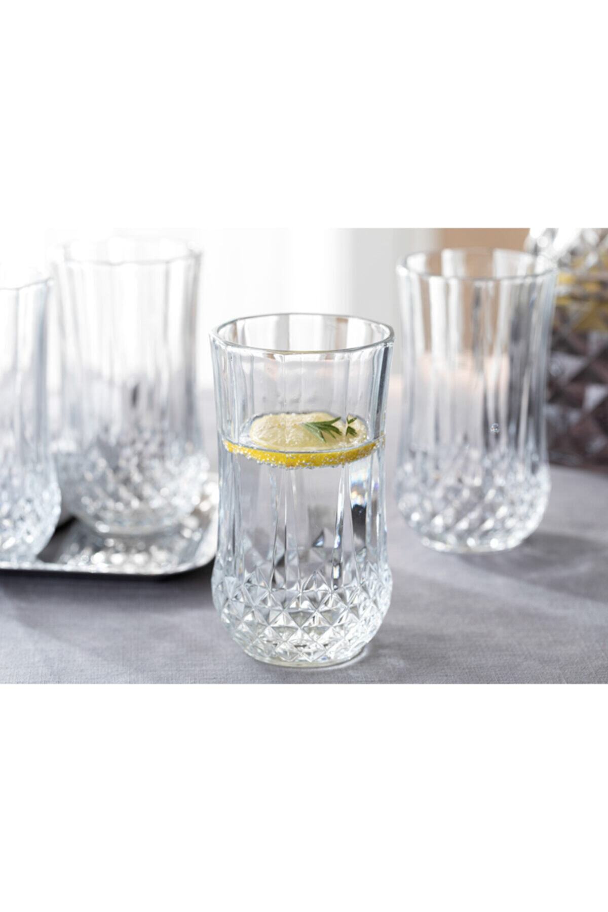 English Home Rich Cam 4'lü Meşrubat Bardağı 350 Ml Şeffaf